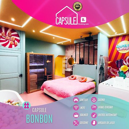 Capsule Bonbon - Balneo - Sauna - Billard - Nintendo Switch Douai Luaran gambar