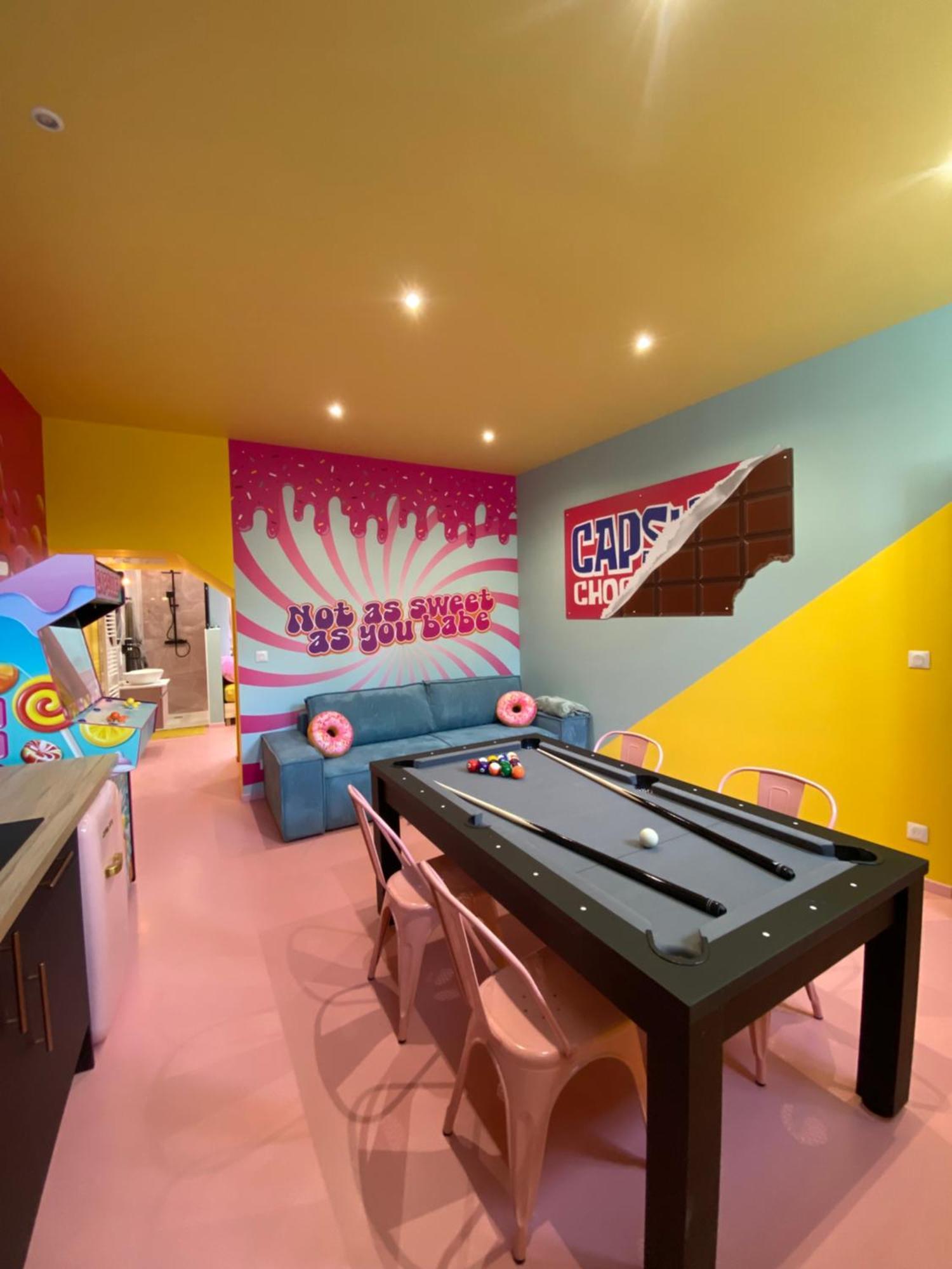 Capsule Bonbon - Balneo - Sauna - Billard - Nintendo Switch Douai Luaran gambar