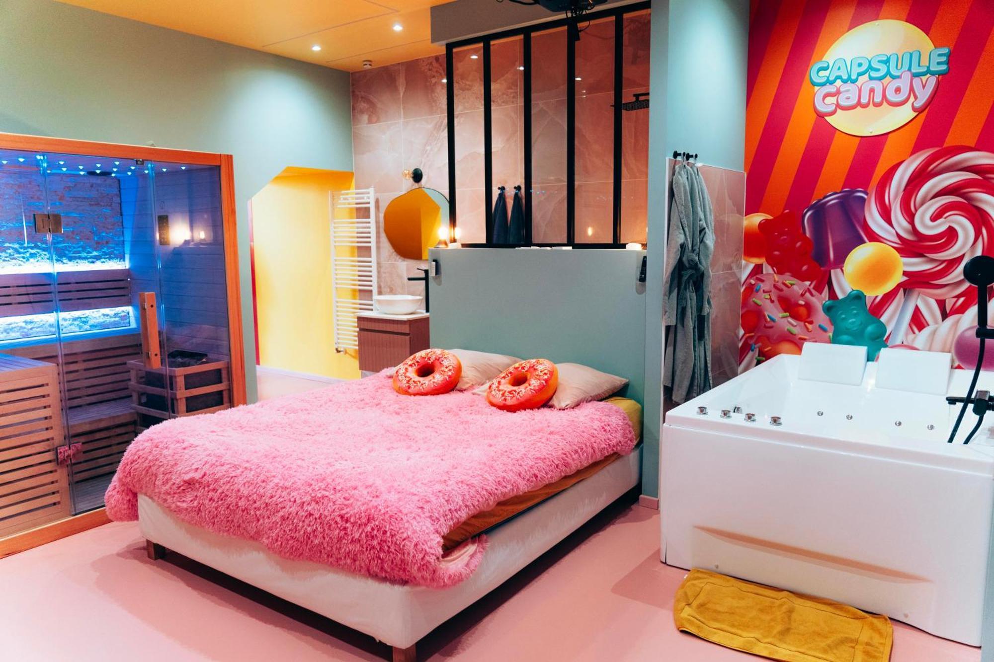 Capsule Bonbon - Balneo - Sauna - Billard - Nintendo Switch Douai Luaran gambar
